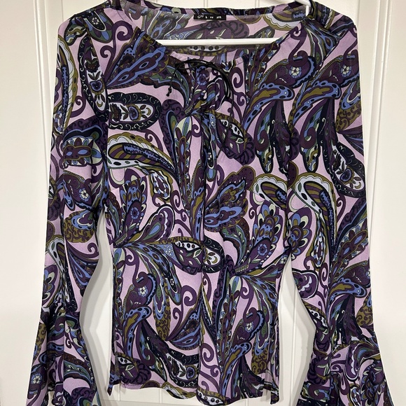 Vintage patterned blouse - Picture 1 of 2